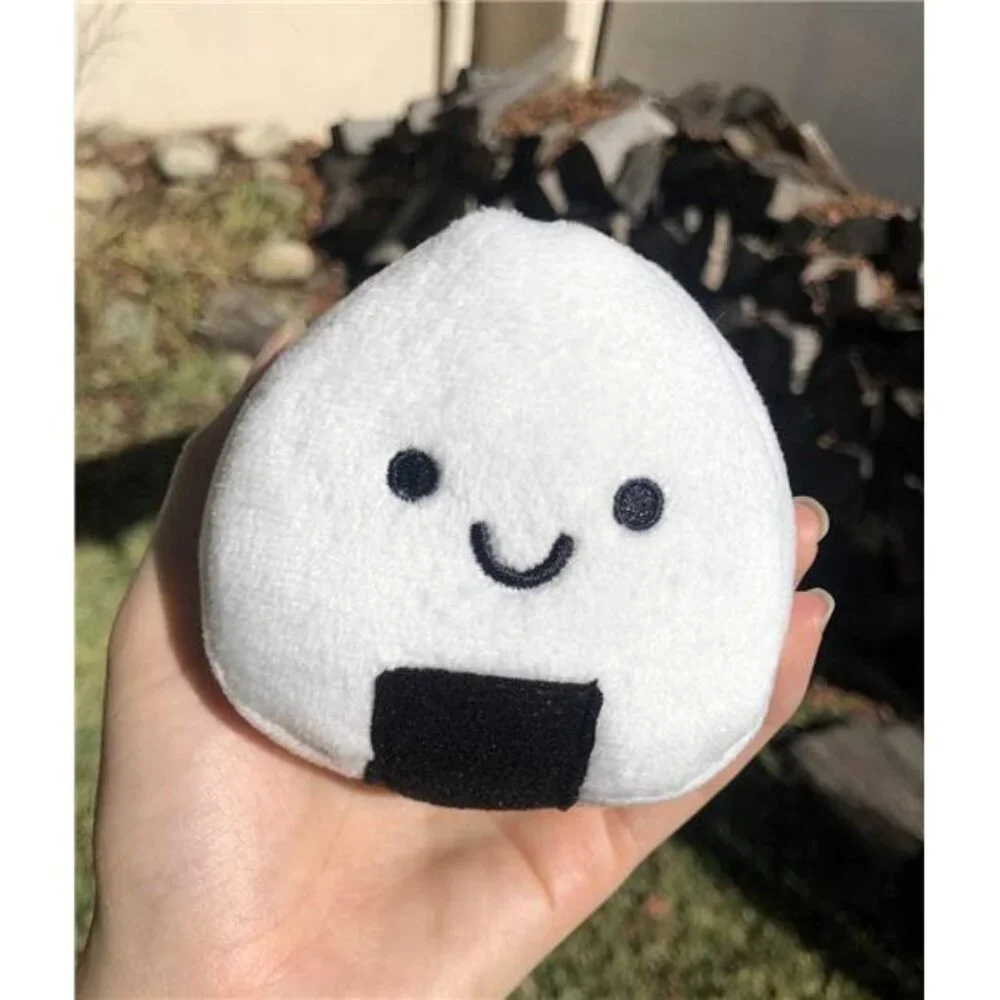 Plush Sushi Pet Bed Small Dog Cat Cozy Washable Round Bed Crinkle Toys Cute